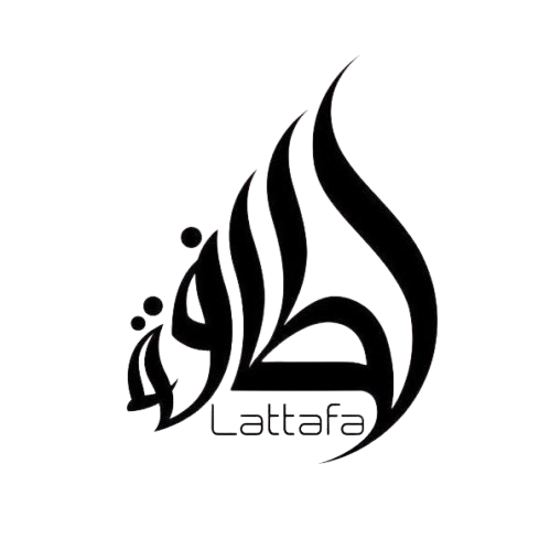 Lattafa logo, featuring a refined and elegant design that represents the renowned Middle Eastern fragrance brand known for its luxurious and exotic perfumes, symbolizing quality craftsmanship and unique, long-lasting scents.