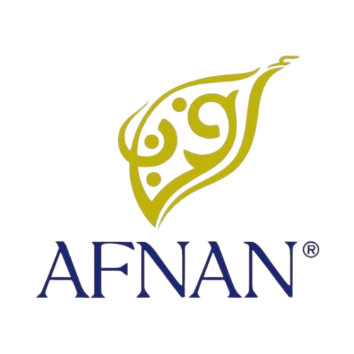 Afnan logo: Distinctive luxury fragrance brand logo known for its rich heritage and unique scent offerings, featuring elegant typography and intricate design elements. Afnan crafts premium perfumes that blend traditional artistry with modern creativity, appealing to discerning fragrance enthusiasts worldwide.