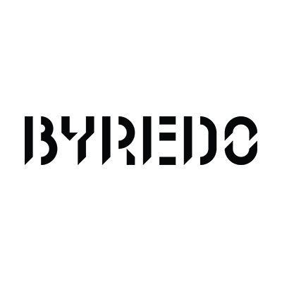 Byredo logo, featuring a minimalist and contemporary design that represents the luxury Swedish fragrance brand known for its unique and artistic scents, embodying creativity, sophistication, and a modern approach to perfumery.