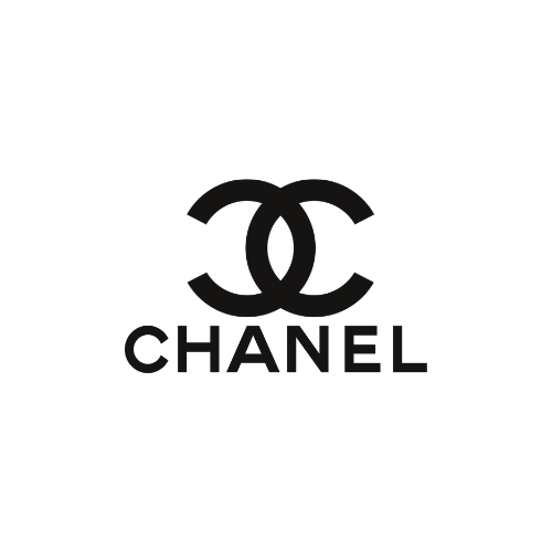 Chanel logo, featuring a classic and timeless design that symbolizes the iconic French luxury brand, known for its haute couture fashion, signature handbags, and elegant fragrances, embodying sophistication and style.