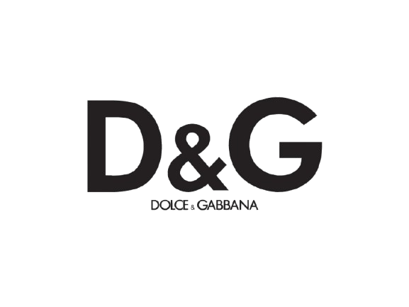 Dolce & Gabbana logo, featuring a bold and stylish design that represents the iconic Italian luxury fashion brand known for its exquisite clothing, accessories, and fragrances, embodying elegance, sophistication, and a celebration of Mediterranean culture.