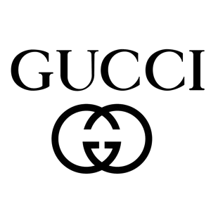 Gucci logo, showcasing a distinctive and stylish design that represents the iconic Italian luxury brand known for its high-end fashion, leather goods, and signature fragrances, embodying elegance, innovation, and timeless appeal.