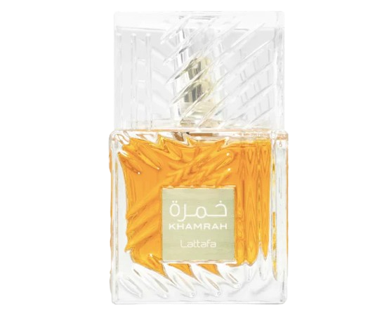 Lattafa Khamrah: Bold unisex fragrance that combines rich, spicy notes with warm, woody undertones, perfect for evening wear and designed to evoke a sense of mystery and allure.