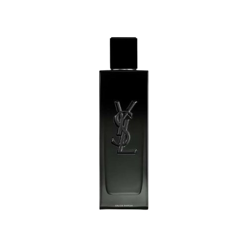 Yves Saint Laurent MySLF EDP bottle – A sleek, elegant glass bottle with a minimalist design featuring a golden cap, representing the bold and modern essence of the fragrance.